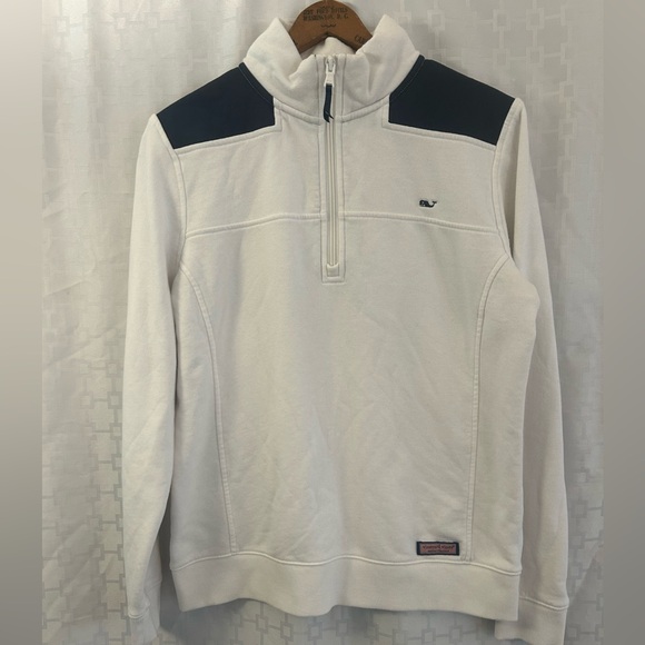 VINEYARD VINES Quarter Zip Sweatshirt SIZE M - Picture 1 of 7
